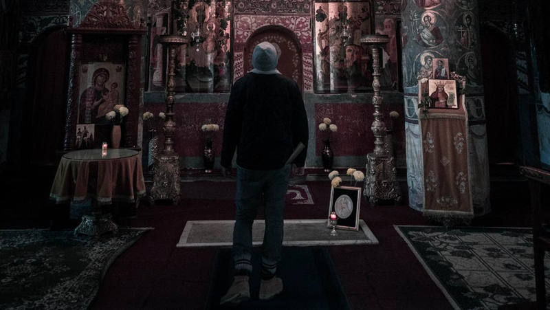 Porsche’s image caption: “The supposed tomb of Vlad III. The mystery around Count Dracula remains...”